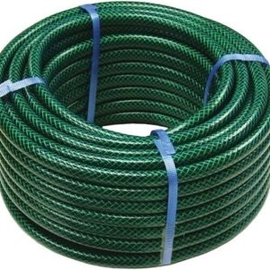 Green Braided Hose Pipe 3/4 Inch 30mtrs