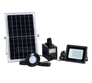 20W Solar Power System with Floodlight