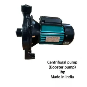Silver Centrifugal Electric Water Booster Pump 1HP Made In India
